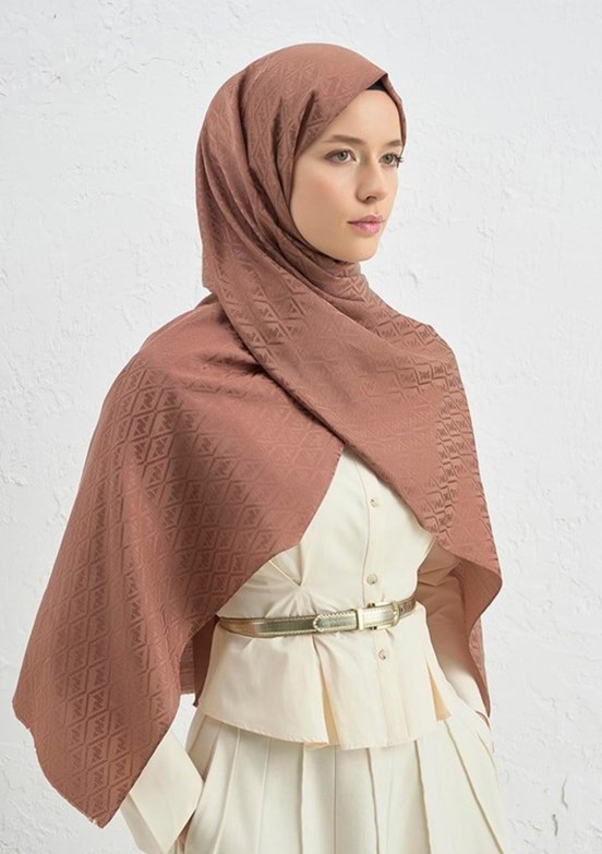 ARMİNE J.İpek Monogram Kadın Şal