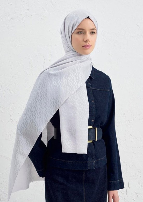ARMİNE J.İpek Monogram Kadın Şal