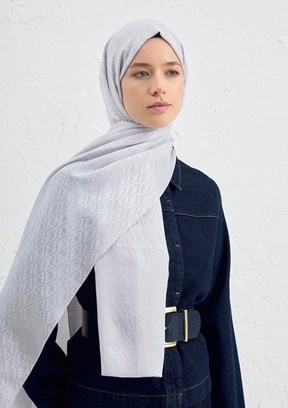 ARMİNE J.İpek Monogram Kadın Şal