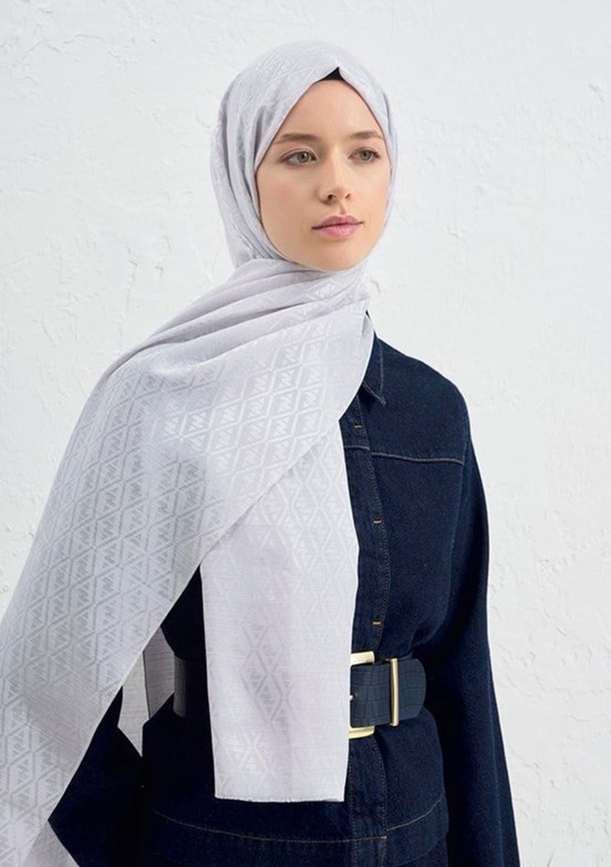 ARMİNE J.İpek Monogram Kadın Şal