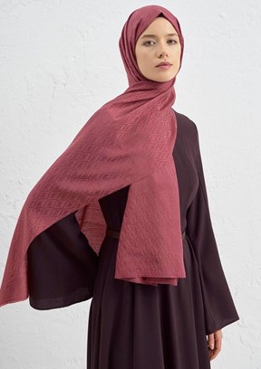 ARMİNE J. İpek Monogram Şal