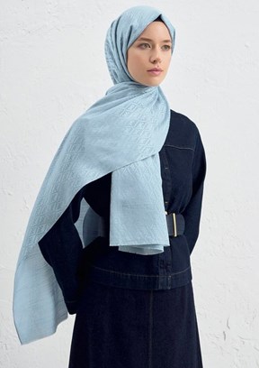 ARMİNE J. İpek Monogram Şal
