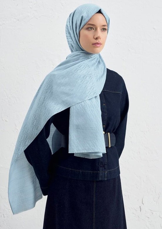 ARMİNE J. İpek Monogram Şal