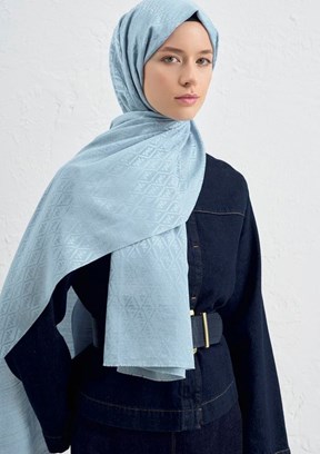 ARMİNE J. İpek Monogram Şal
