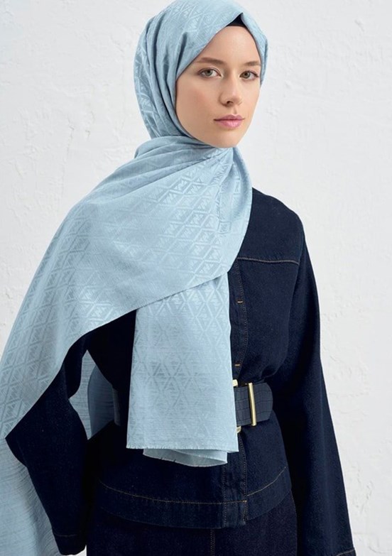 ARMİNE J. İpek Monogram Şal