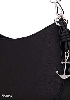 NAUTİCA - CN7666T Kadın Siyah Omuz Çantası