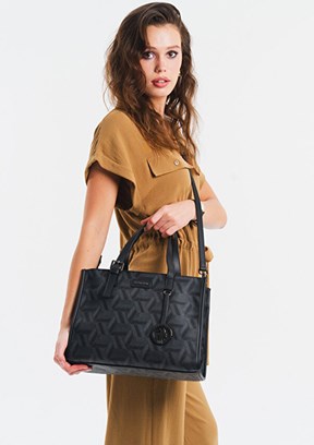 US POLO ASSN - US26115 Kadın Siyah Omuz Çantası
