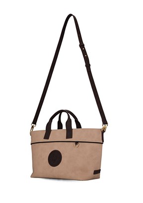 US POLO ASSN - US26218 Kadın Kahve/Bej Çapraz Çanta