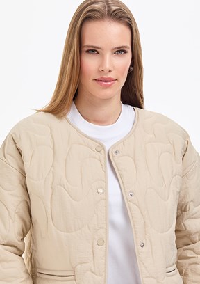 PİERRE CARDİN - Kadın Bej Comfort Mont
