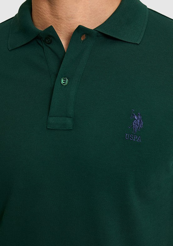 US POLO ASSN - Erkek Yeşil Basic T-Shirt
