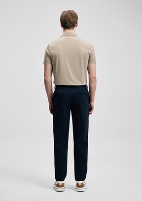 LUFİAN Spencer - 111040240 Erkek Kahverengi Polo Yaka T-Shirt