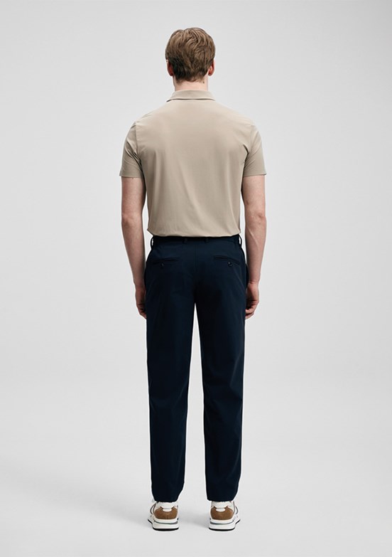 LUFİAN Spencer - 111040240 Erkek Kahverengi Polo Yaka T-Shirt