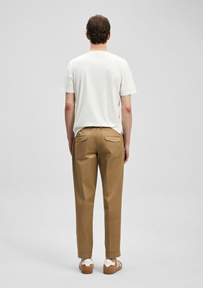 LUFİAN Altero - 111020320 Erkek Beyaz Baskılı T-Shirt