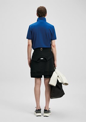 LUFİAN Laon - 111040230 Erkek Saks Koyu Polo Yaka T-Shirt