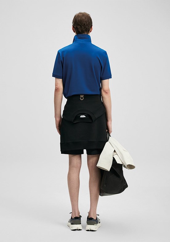 LUFİAN Laon - 111040230 Erkek Saks Koyu Polo Yaka T-Shirt