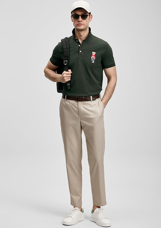 LUFİAN Glen - 111190358 Erkek Bej Jogger Pantolon