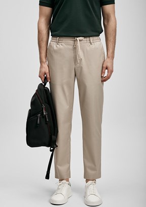 LUFİAN Glen - 111190358 Erkek Bej Jogger Pantolon