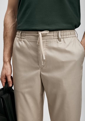 LUFİAN Glen - 111190358 Erkek Bej Jogger Pantolon