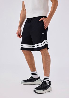 ELLESSE - 6SM4012 Erkek Siyah Baskılı Şort