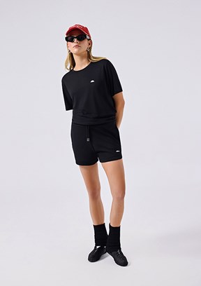 ELLESSE - 6SF4013 Kadın Siyah Baskılı Şort