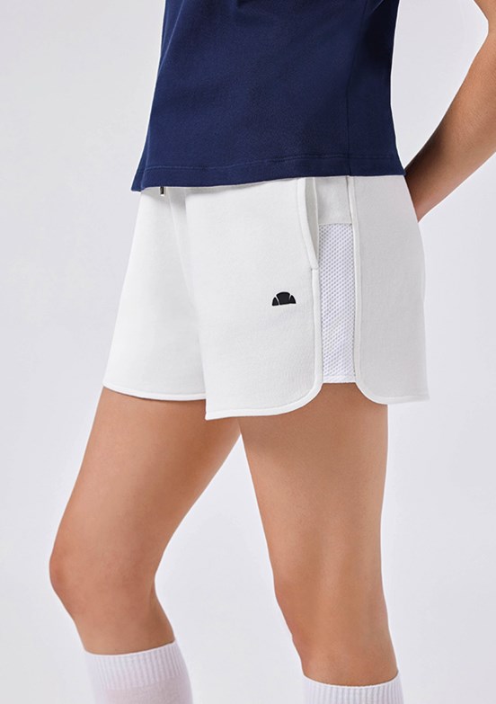 ELLESSE - 6SF4015 Kadın Beyaz Baskılı Şort