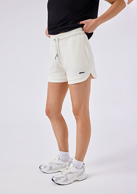 ELLESSE - 6SF5043 Kadın Beyaz Bisiklet Yaka T-Shirt