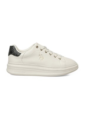 US POLO ASSN 6P Jessıca 6Fx - A10215781212010 Kadın Bej Sneaker Ayakkabı