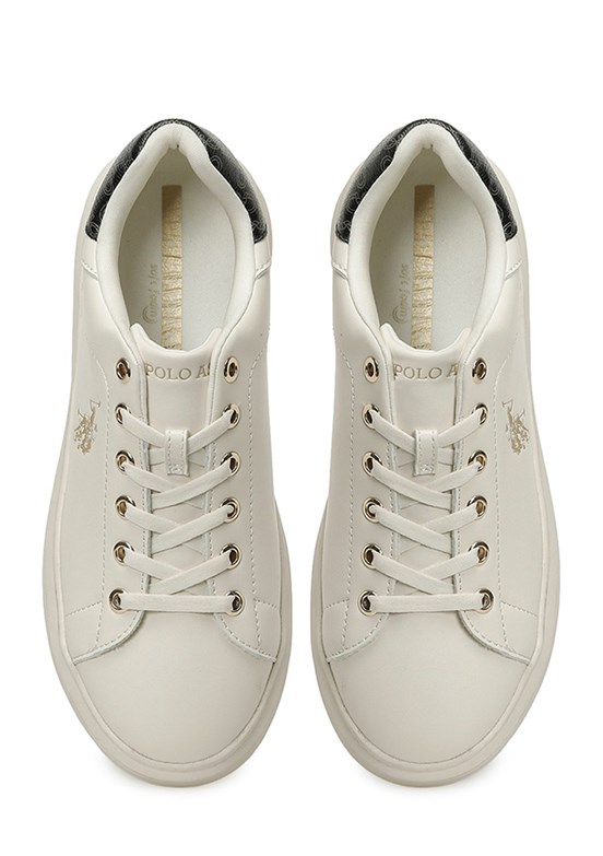 US POLO ASSN 6P Jessıca 6Fx - A10215781212010 Kadın Bej Sneaker Ayakkabı