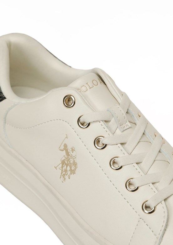 US POLO ASSN 6P Jessıca 6Fx - A10215781212010 Kadın Bej Sneaker Ayakkabı