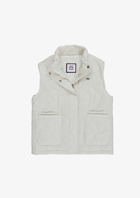 US POLO ASSN - Kız Çocuk Beyaz Regular Yelek