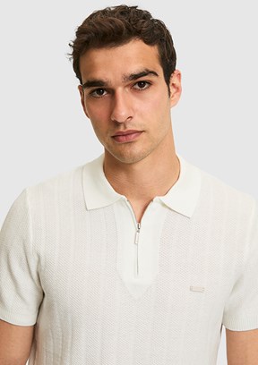 US POLO ASSN - Erkek Beyaz Regular Kazak