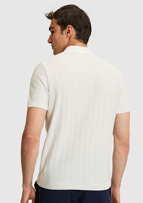 US POLO ASSN - Erkek Beyaz Regular Kazak
