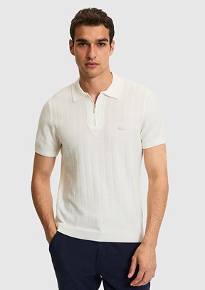 US POLO ASSN - Erkek Beyaz Regular Kazak