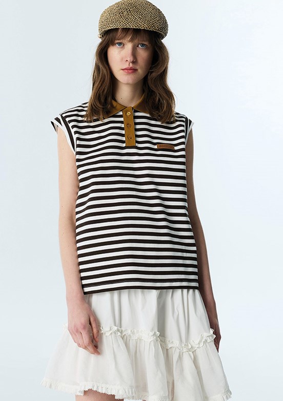 TWİST - TS1260070251 Kadın Kahverengi Basic T-Shirt