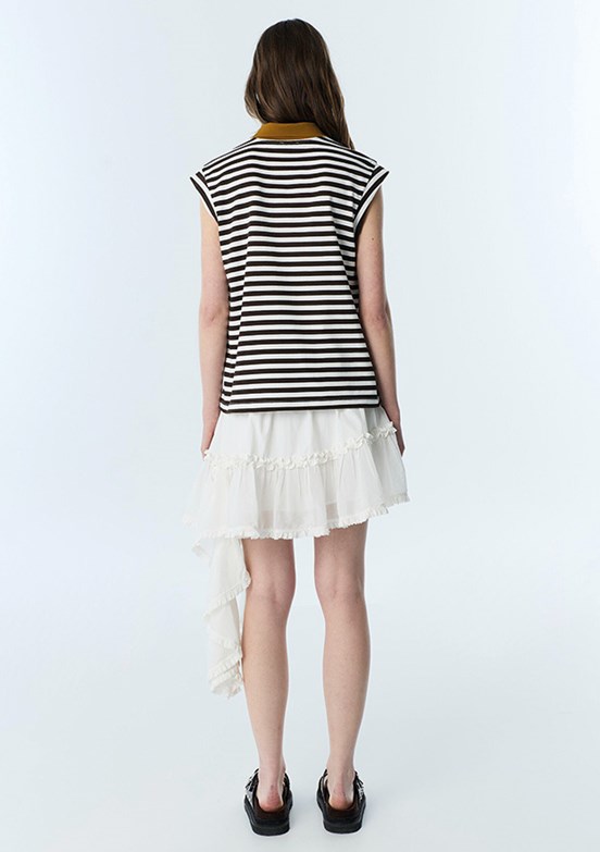 TWİST - TS1260070251 Kadın Kahverengi Basic T-Shirt