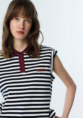 TWİST - TS1260070251 Kadın Lacivert Basic T-Shirt