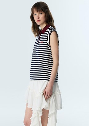 TWİST - TS1260070251 Kadın Lacivert Basic T-Shirt