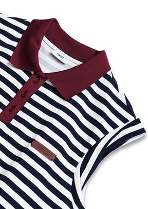 TWİST - TS1260070251 Kadın Lacivert Basic T-Shirt