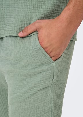 ONLY & SONS ONSSINUS - 22029390 Erkek Gri Rahat Kesim Pantolon
