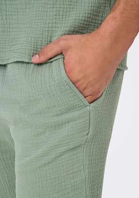 ONLY & SONS ONSSINUS - 22029390 Erkek Gri Rahat Kesim Pantolon