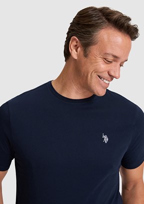 US POLO ASSN - Erkek Lacıvert Basic T-Shirt