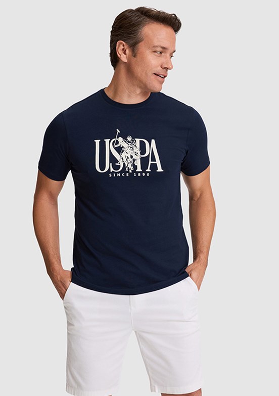 US POLO ASSN - Erkek Lacivert Regular T-Shirt