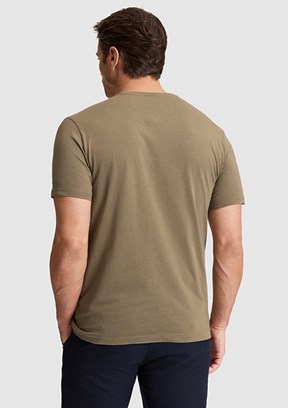 US POLO ASSN - Erkek Yeşil Basic T-Shirt
