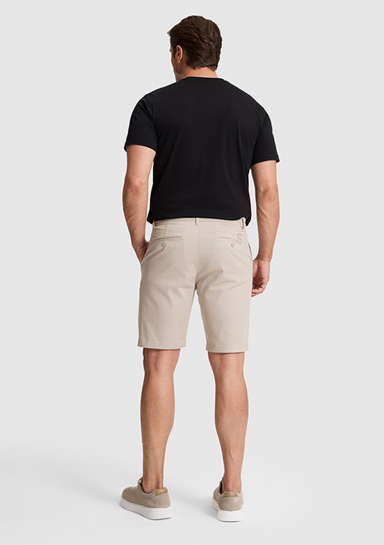US POLO ASSN - Erkek Bej Kapri Şort