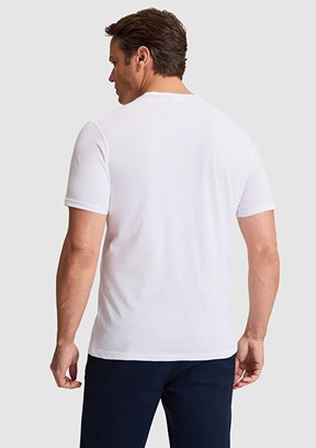 US POLO ASSN - Erkek Beyaz Regular T-Shirt
