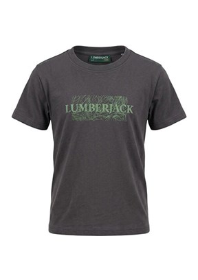 LUMBERJACK - A10220459110010 Erkek Çocuk Antrasit Kısa Kol T-Shirt