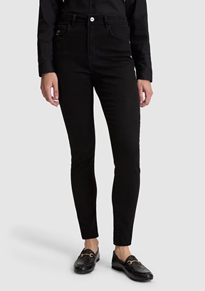 PİERRE CARDİN Kadın Siyah Slim Jean Pantolon