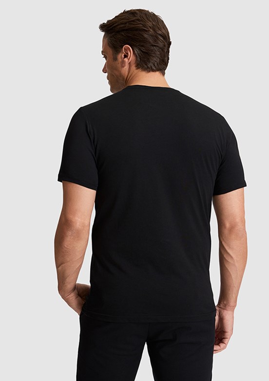 US POLO ASSN - Erkek Siyah Basic T-Shirt