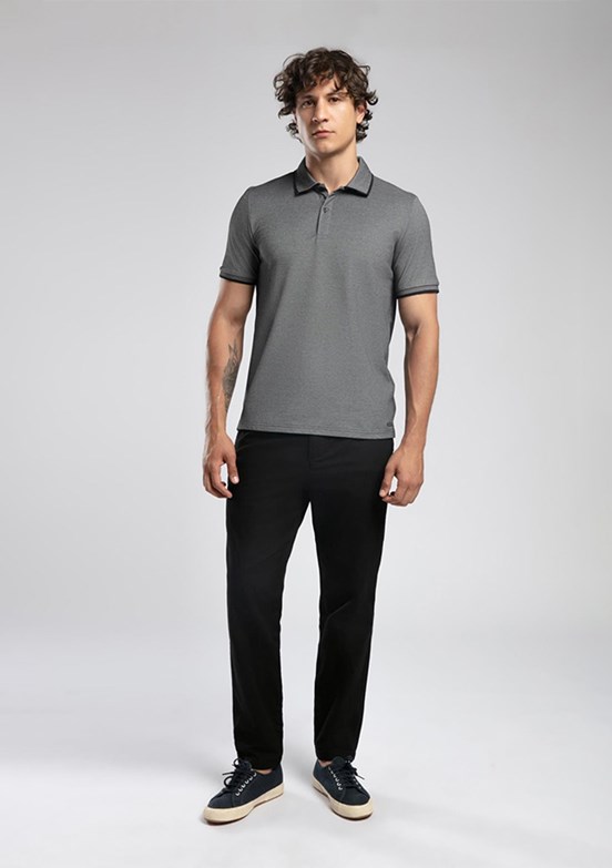 LEE COOPER Rasco - 252 LCM 242016 Erkek Siyah Polo Yaka T-Shirt