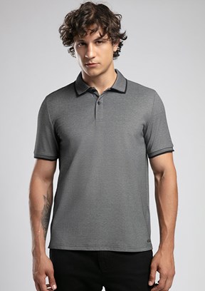 LEE COOPER Rasco - 252 LCM 242016 Erkek Siyah Polo Yaka T-Shirt